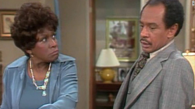 Louise Jefferson (Isabel Sanford), better known as Weezy, was introduced to viewers on "All in the Family." The TV mom of two later stole the spotlight alongside her TV husband, George (Sherman Hemsley), when she "moved on up" to "The Jeffersons."