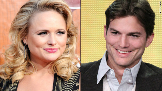 No beef between Ashton Kutcher, Miranda Lambert