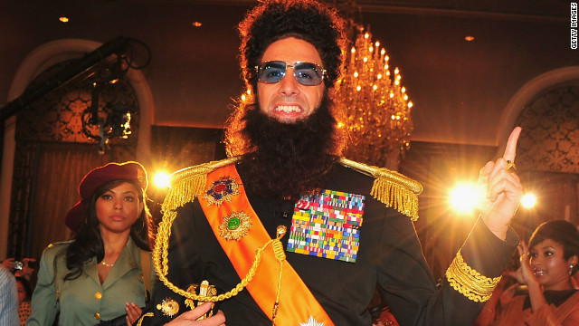 Sacha Baron Cohen still doing press as 'The Dictator'