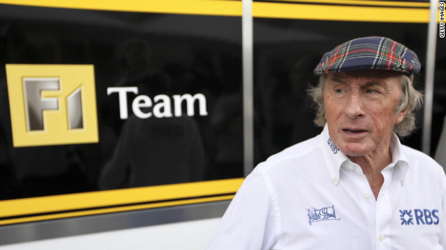 Formula One legend Jackie Stewart is unhappy with the dangerous 