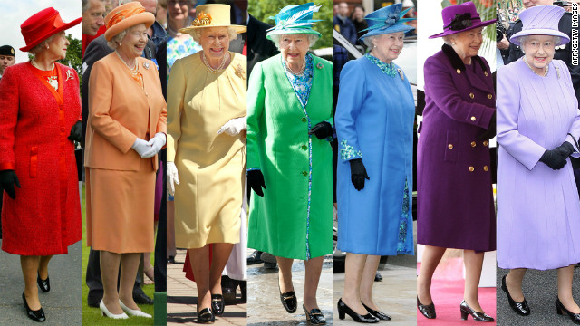 Bright, bold and beautiful -- the Queen has never shied away from strong colors and daring hats.