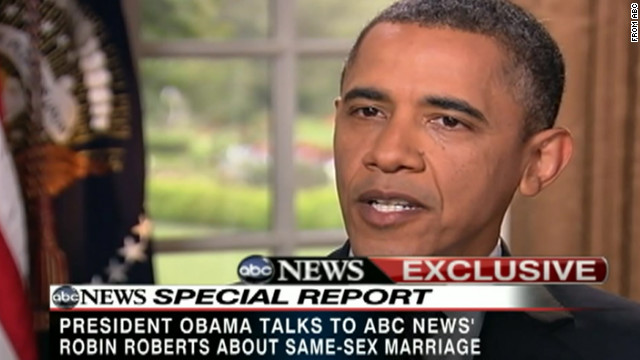 OBAMA SAYS HE SUPPORTS SAME-SEX MARRIAGE - CNN.