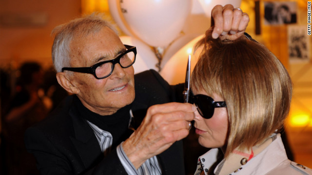 Vidal Sassoon attends his autobiography signing at Selfridges department store on September 8, 2010, in London. 