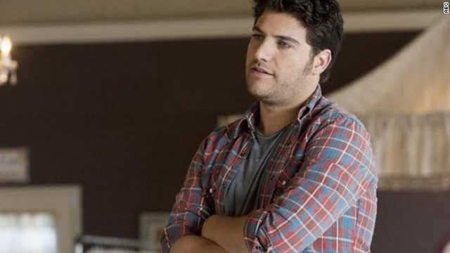 "Happy Endings'" Max Blum, played by Adam Pally, is openly gay. His friends persuade him to come out to his parents during the show's first season. 