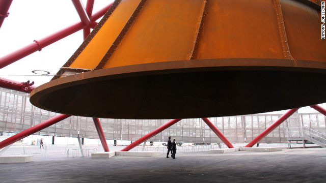 It also features a large trumpet-like structure at the base.