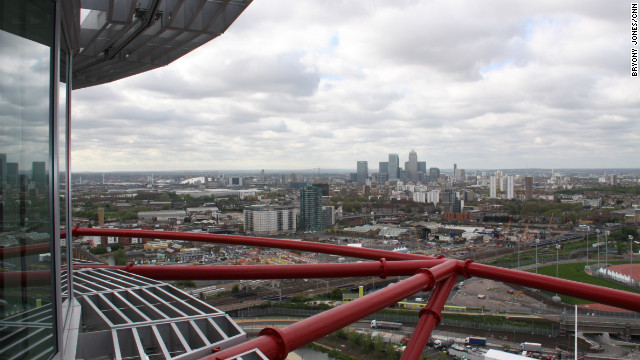 Visitors will climb 455 steps -- or ride one of two elevators -- to two observation platforms.