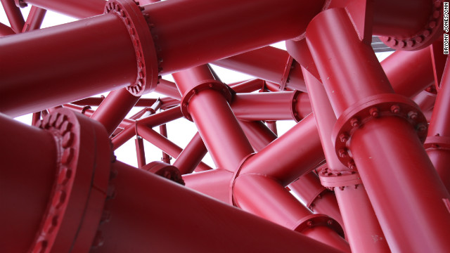 Anish Kapoor said he chose red -- a color that features in much of his work -- to make sure the sculpture stood out among the grey and white Olympic venues.