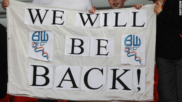 Defeat in Manchester would have sent QPR down, if Bolton Wanderers had beaten Stoke City. But Owen Coyle's team could only draw 2-2 at the Britannia Stadium, a result which ended Bolton's 11-year stay in the Premier League.