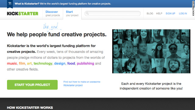 Kickstarter says its donors need to weigh the reliability and honesty of the person they are pledging money to.