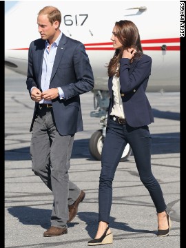 Kate kept it casual in Yellowknife, Canada, on July 6 2011.