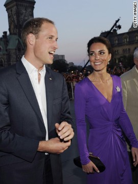 Will and Kate, wearing a purple Issa dress, celebrate Canada Day in Ottawa.