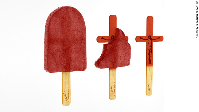 Artist wants Jesus Popsicles to stand as statement on fanaticism, violence