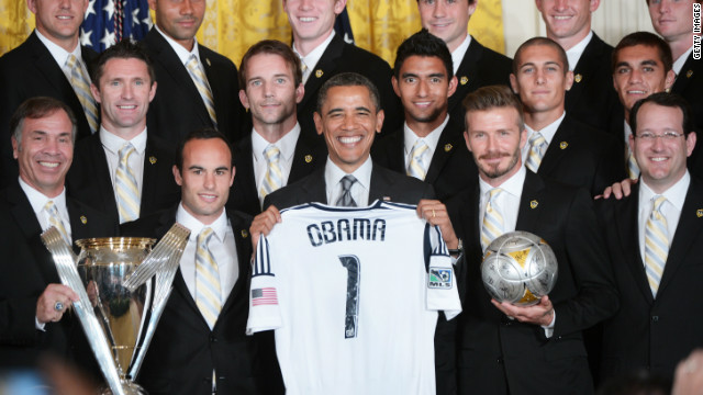 The 2011 Major League Soccer champions Los Angeles Galaxy had the honor of meeting President Barack Obama earlier this month. Galaxy, 50th on the list, still struggle to attract commercial rights deals which compare to the club's European counterparts.