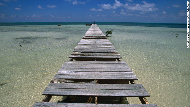Ambergris Caye in Belize is home to the world's second-largest barrier reef after Australia's.