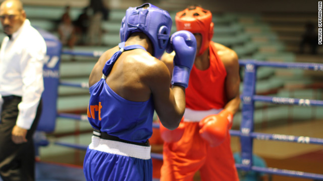 Cuban fighters square off at a regional boxing tournament. A victory here could lead to a selection for the country's national team and the possibility of representing Cuba at the Olympics. 