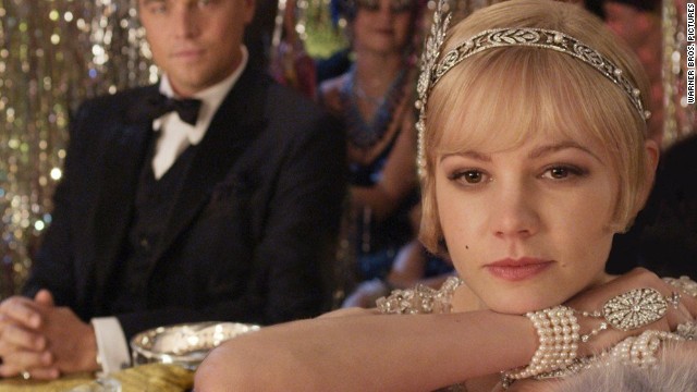 <strong>"The Great Gatsby":</strong> F. Scott Fitzgerald's classic Jazz Age novel is about a wealthy bootlegger, his old flame, her caddish husband and the trouble caused by their destructive relationships. It's been made into a movie several times, most recently a 1974 film starring Robert Redford and a 2013 film (pictured) with Leonardo DiCaprio and Carey Mulligan.