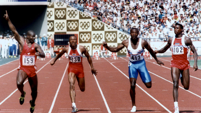 Johnson had already beaten Lewis four times the year before, and set a new world record at the World Championships in Rome. He was also renowned for having the fastest start on the track. The world watched in awe as Johnson exploded out of the blocks.