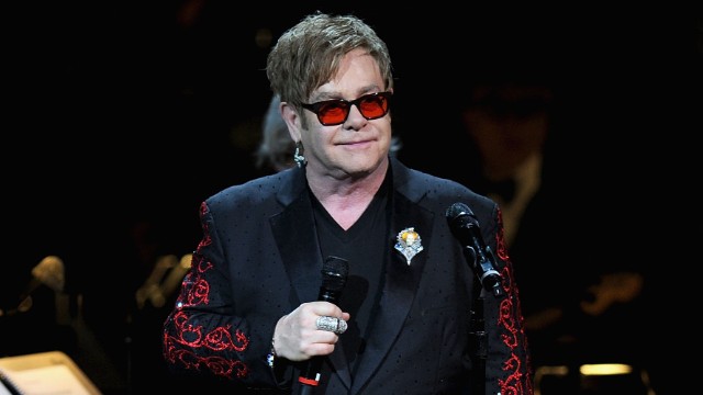 Elton John Performing