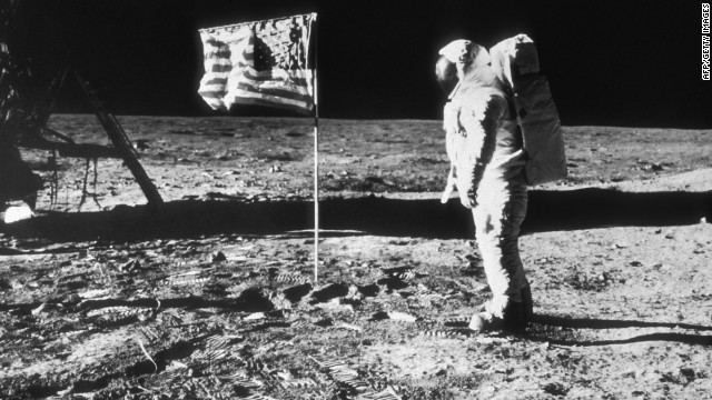 Armstrong and Aldrin spent roughly two hours on the moon's surface. The photos of the moonwalk were taken by Armstrong.