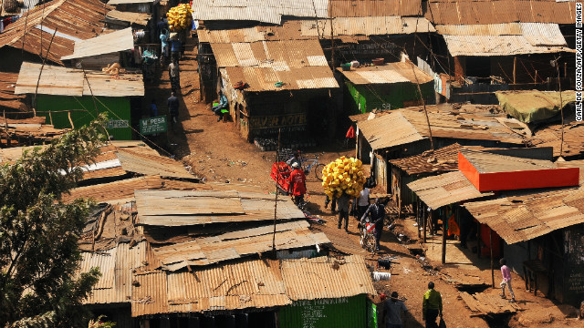 kibera squatter settlement