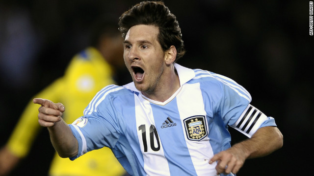 Argentina lidera la eliminatoria suramericana al Mundial de Brasil 2014