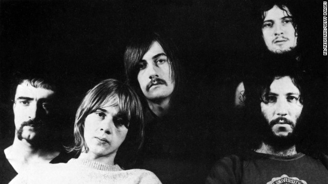 From left, John McVie, Danny Kirwan, Mick Fleetwood, Jeremy Spencer and Peter Green pose in 1969. 