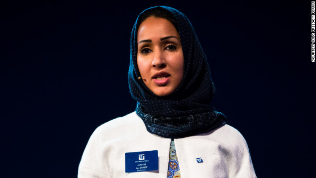 Manal al-Sharif, honored for 