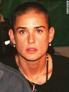 Demi Moore shaved her head for her role as Jordan O'Neill in 1997's "G.I. Jane."