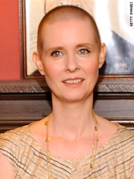 Cynthia Nixon shaved her head to star in the Broadway production of "Wit." Nixon was nominated for a Tony Award for<a href='http://piersmorgan.blogs.cnn.com/2012/05/07/clips-from-friday-cynthia-nixon-on-her-tony-nominated-role-in-wit-jennifer-love-hewitt-on-her-racy-billboard-ad/' > her performance</a> as cancer patient Vivian.