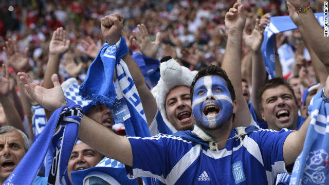 Fans of ailing Eurozone countries such as Greece will be hoping for a little relief on the football pitch.