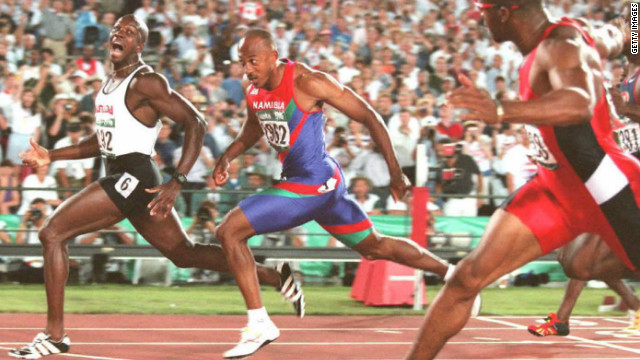 Donovan Bailey, who left Jamaica at the age of 13, won gold representing Canada in the Olympic 100m at Atlanta in 1996. 