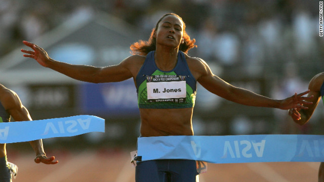 Olympic track star Marion Jones was sentenced to six months in prison in 2008 for lying to federal prosecutors investigating the use of performance-enhancing substances.