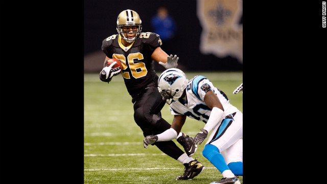 Former New Orleans Saints running back Deuce McAllister tested positive for a banned diuretic in 2008.