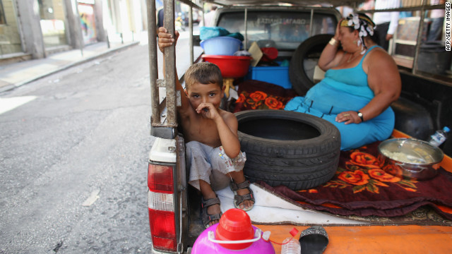 Los niños griegos pagan el precio de la crisis de su país