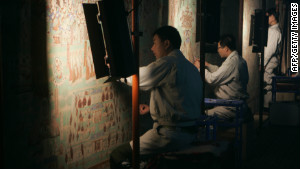 Mogao Caves in Dunhuang, northwest China