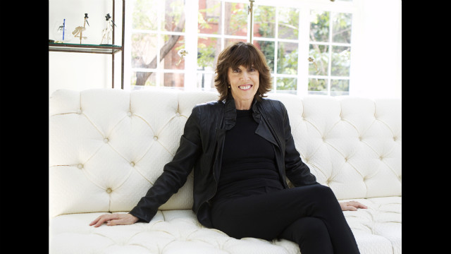 Nora Ephron poses for a portrait in her home in New York on November 3, 2010.