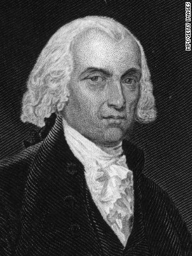 Marbury v. Madison (1803): When Secretary of State James Madison, seen here, tried to stop Federal loyalists from being appointed to judicial positions, he was sued by William Marbury. Marbury was one of former President John Adams' appointees, and the court decided that although he had a right to the position, the court couldn't enforce his appointment. The case defined the boundaries of the executive and judicial branches of government.