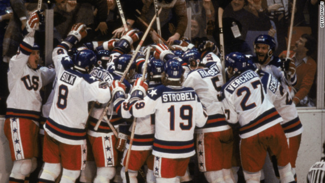 In 1980, the Soviet hockey team entered an Olympics filled with tensions between the host United States and the Communist power. Despite fielding a team of mostly college players, the U.S. defeated the Soviets 4-3, the four-time defending Olympic champions and the most dominant national team of that era. 