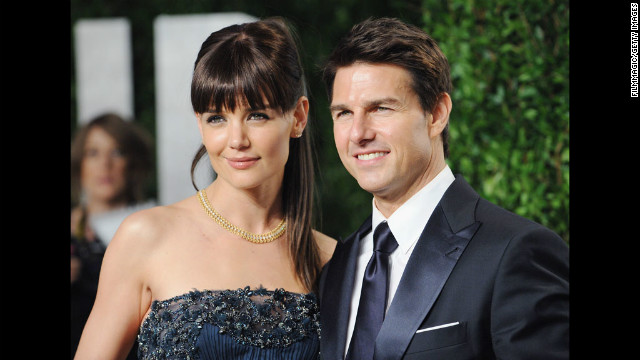 Cruise and Holmes arrive at the 2012 Vanity Fair Oscar Party at Sunset Tower in West Hollywood, California, in February. Tom Cruise and Katie Holmes are getting a divorce after five years of marriage, according to Cruise's attorney. 