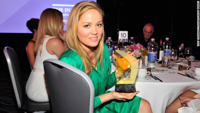 Actress Erika Christensen co-stars in the television series "Parenthood."