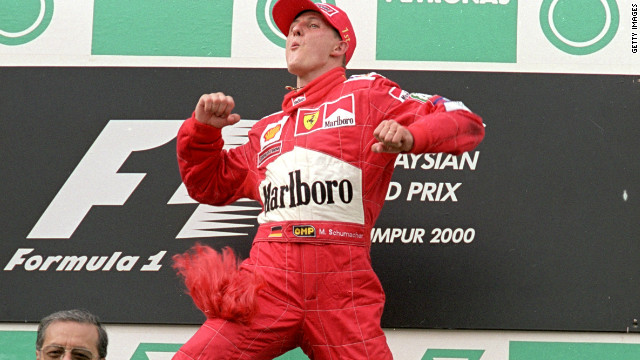 Ferrari are one of Formula One's most celebrated teams. But, by year 2000, it had been 21 years since the legendary Italian manufacturer produced a drivers' champion. Step forward Michael Schumacher, who claimed the title for Ferrari in 2000 and in each of the following four seasons.