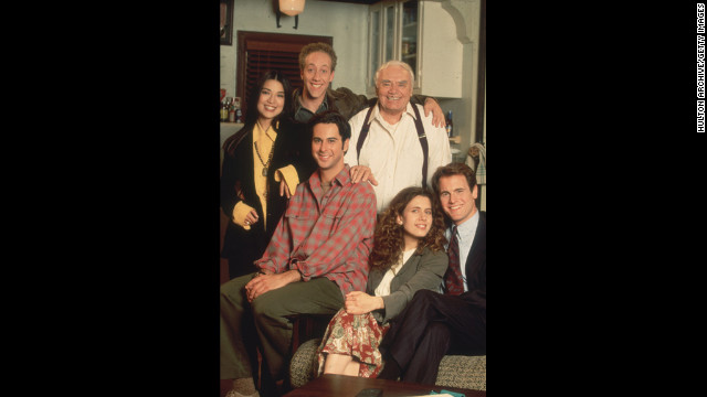 A portrait of the cast from the television sitcom 