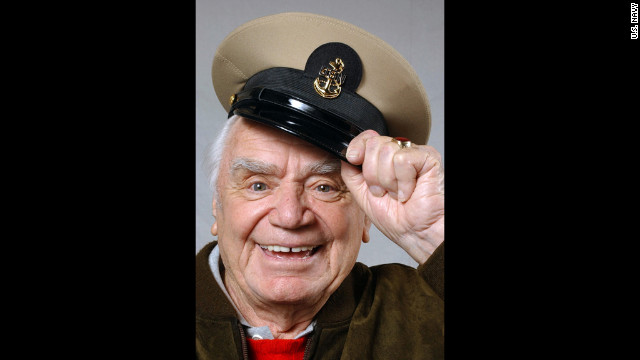 Before getting his start in acting, Borgnine served in the Navy during World War II. He went on to star in the 1962-66 sitcom 