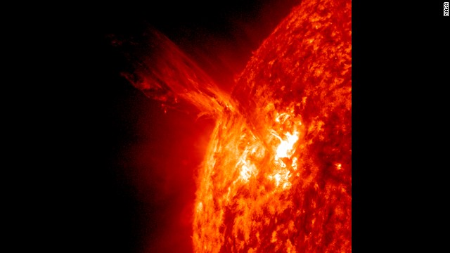 Active Region 1514 just could not contain itself as it popped off over a dozen flashes, minor eruptions, and flares over almost two days June 27-29, 2012.