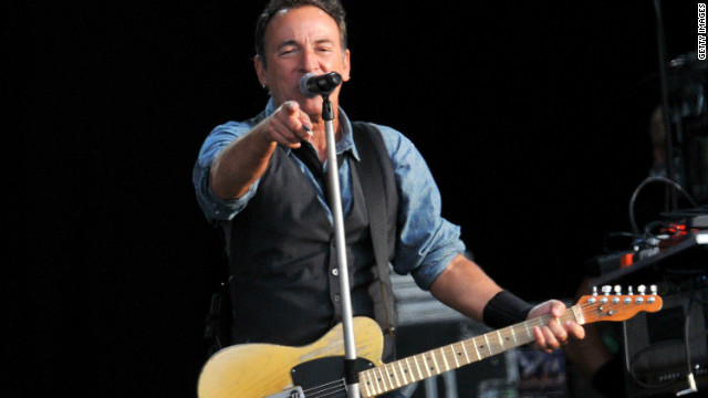 Bruce Springsteen was forced to cut his set short in London when he overran a council curfew.
