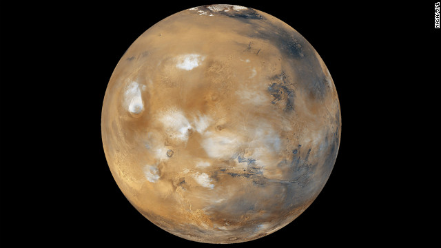 Water-ice clouds, polar ice and other geographic features can be seen in this full-disk image of Mars from 2011. NASA's Mars Curiosity Rover touched down on the planet on August 6, 2012. Take a look at stunning photographs of Mars over the years. <a href='http://www.cnn.com/2012/08/14/tech/gallery/mars-curiosity-rover/index.html' target='_blank'>Check out images from the Mars rover Curiosity</a>.