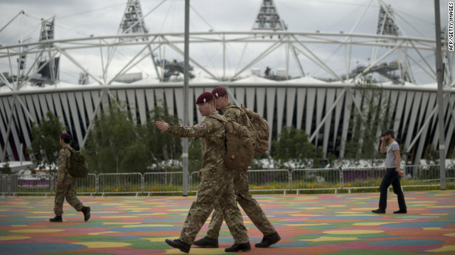 UK to deploy 1,200 more troops for Olympic security