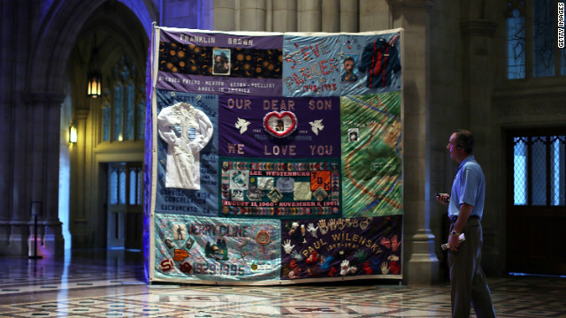 The AIDS Memorial Quilt is gracing the National Mall in Washington, D.C., this weekend.