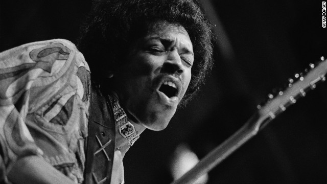 Jimi Hendrix took the destruction to a new level when he set his guitar on fire, most notably at 1967's Monterey Pop Festival.