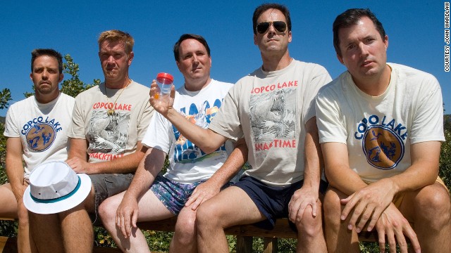 From left to right: John Wardlaw, Mark Rumer, Dallas Burney, John Molony and John Dickson in 2007. 